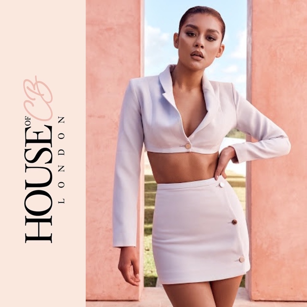 House of CB Rania Skirt Light Blue Size Small